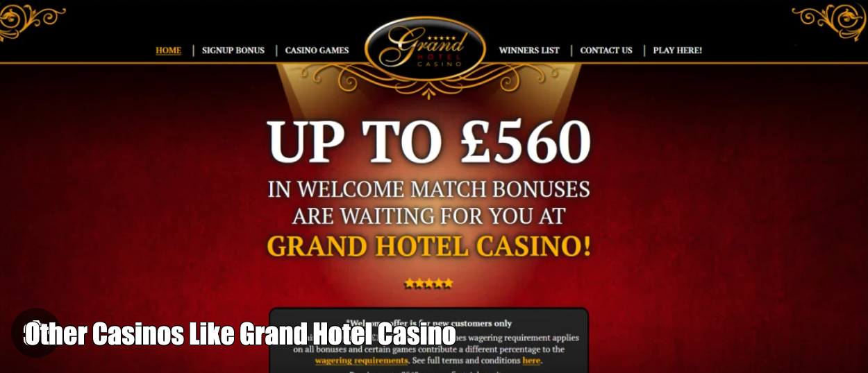 Casinos like Grand Hotel Casino | Sister Sites