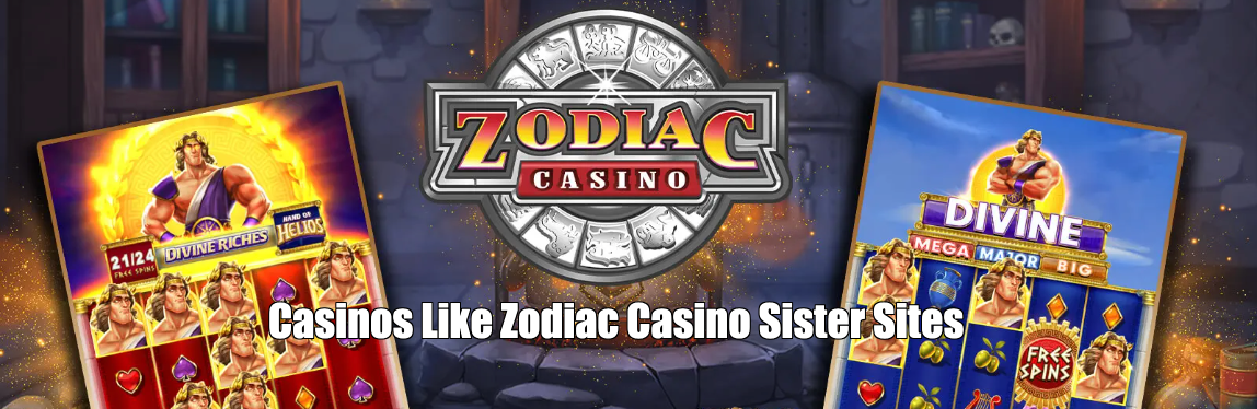 Casinos Like Zodiac Casino | Sister Sites